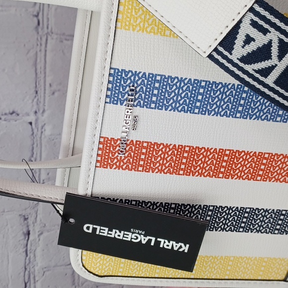 Karl Lagerfeld Maybelle Box Satchel NWT - Picture 2 of 10